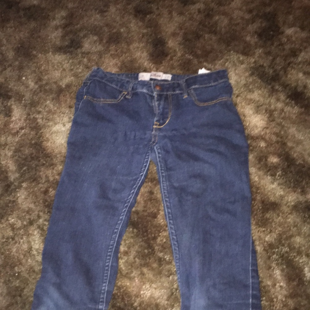 Dark washed hollister jeans